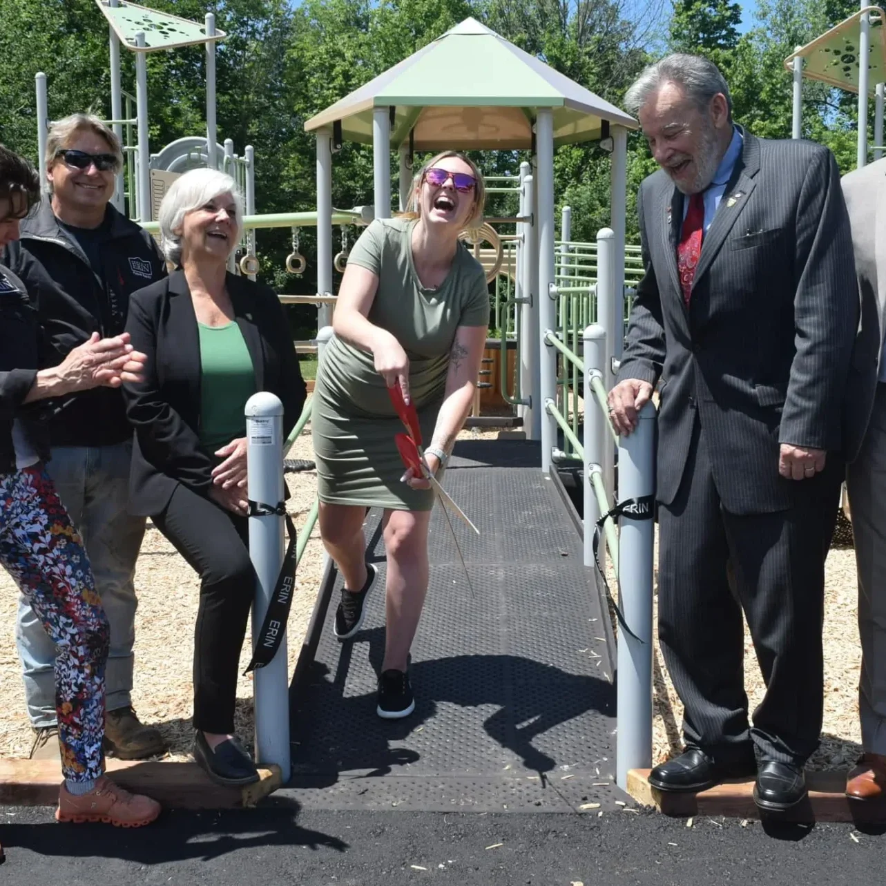449449655-456855267092969-393529662879561600-n (1) Ribbon cutting at inclusive playground opening.