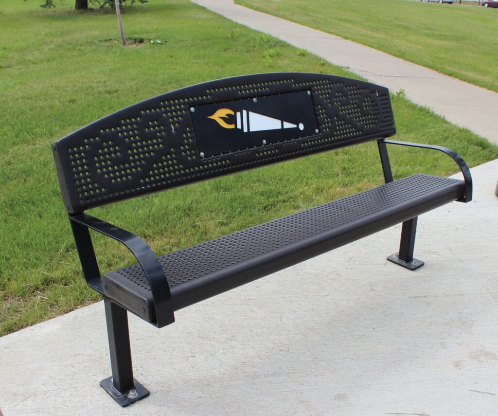 Ornate bench custom image