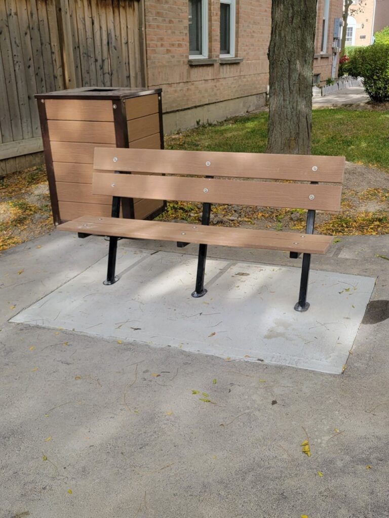 Bench Rootz installed