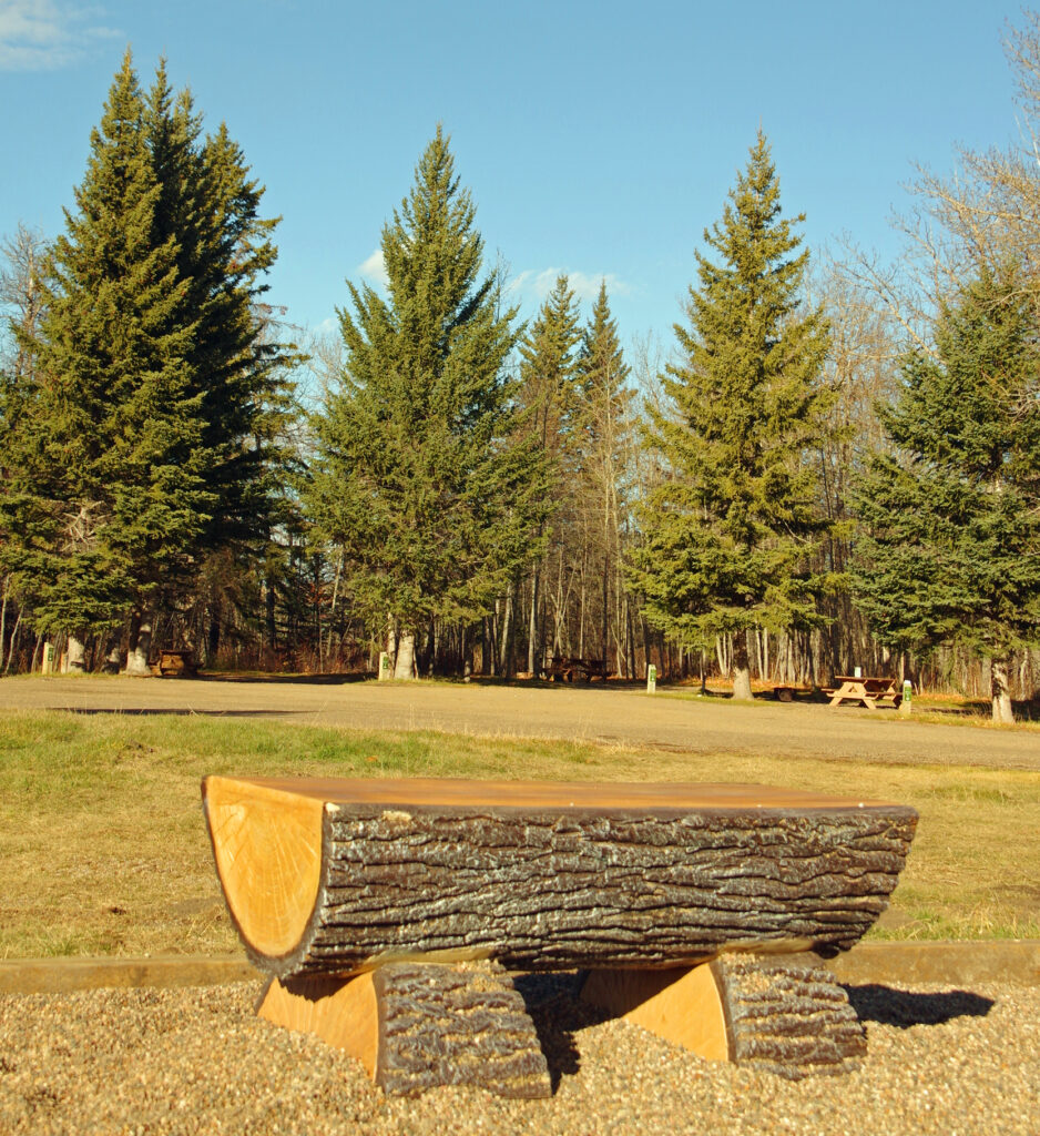 Log bench